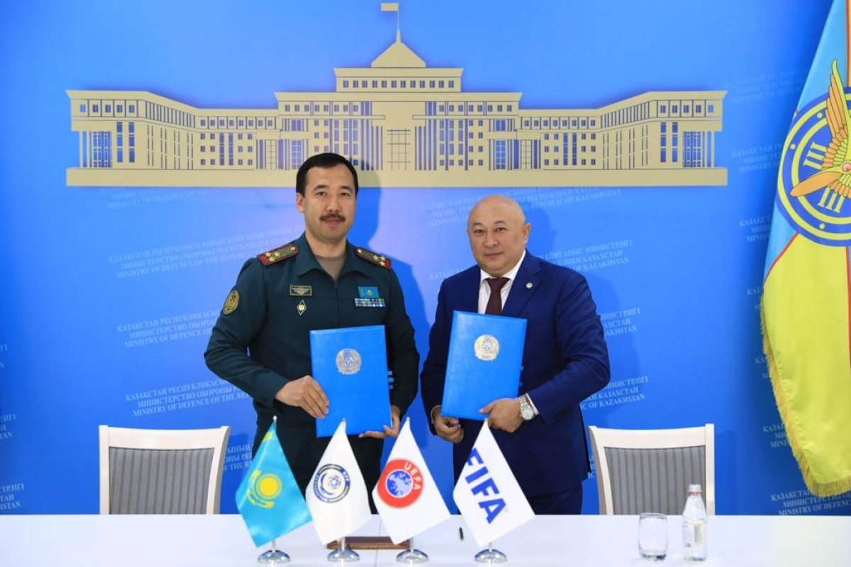 В казахстанской армии идет популяризация футбола