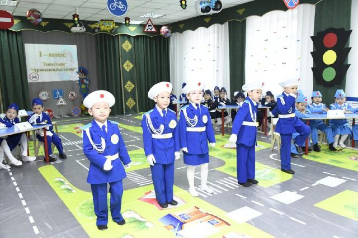 Конкурс-игру по ПДД среди воспитанников детсадов проводят в Астане