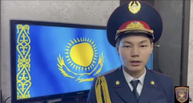 Кадеты Алматинской области поздравили казахстанцев с Днем Независимости