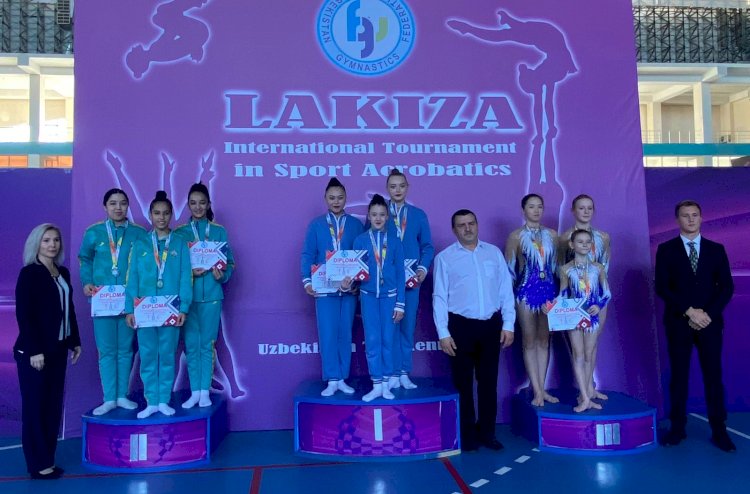 Казахстанские акробаты успешно выступили на турнире в Узбекистане
