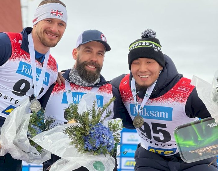 Лыжник-паралимпиец Ербол Хамитов завоевал еще одну медаль на чемпионате мира в Швеции