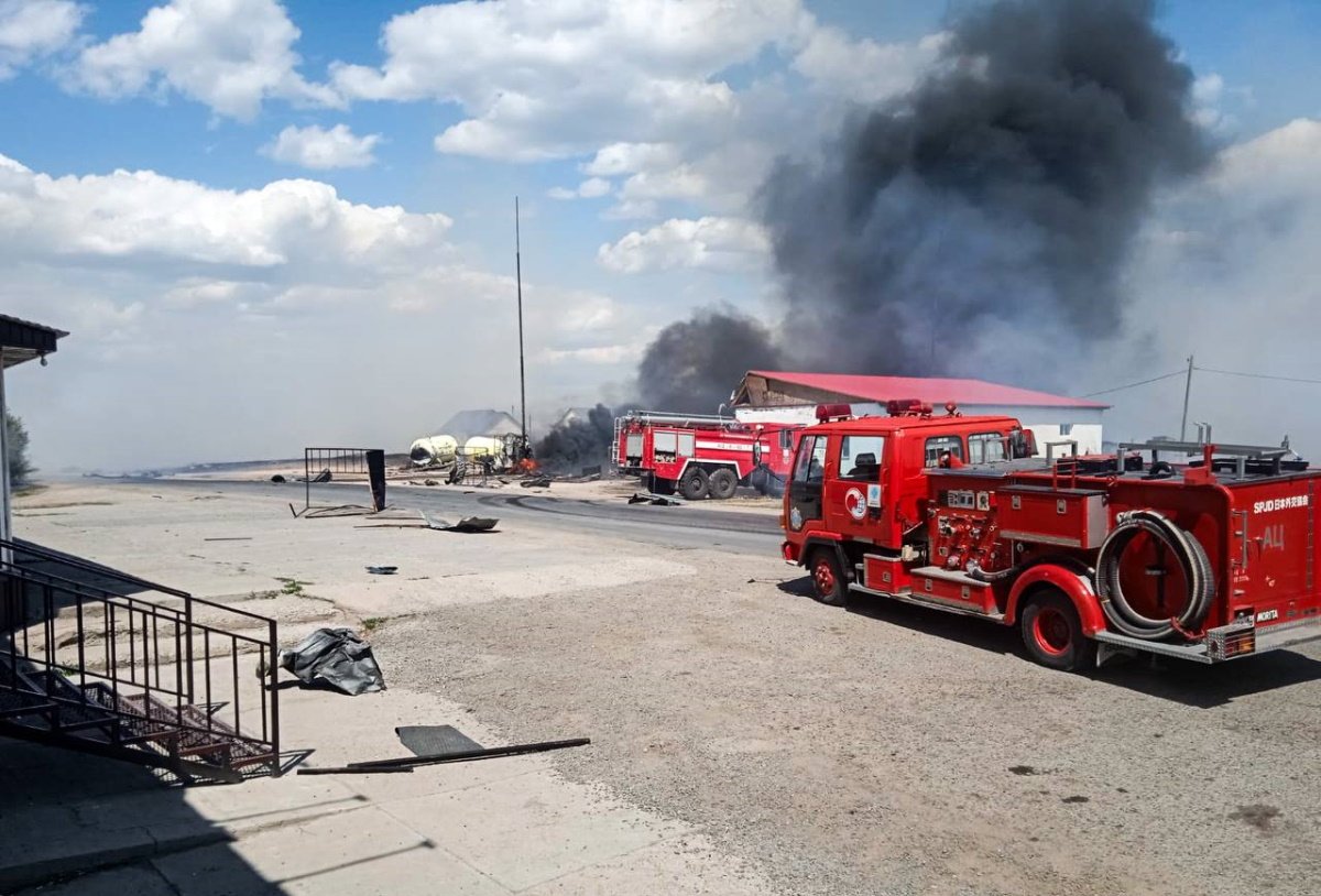 Взрыв произошел на заправочной станции в Восточно-Казахстанской области