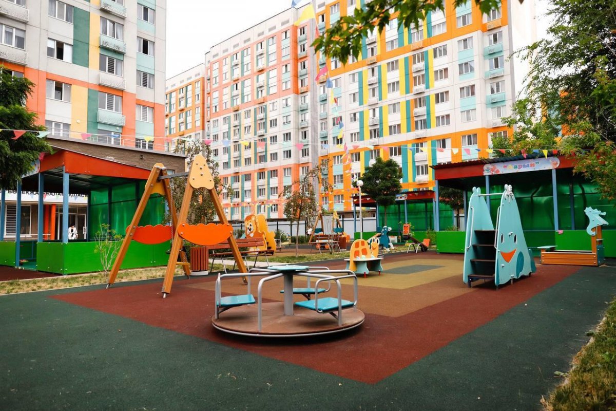 В мкр. Айнабулак в Алматы построили детсад на 160 мест
