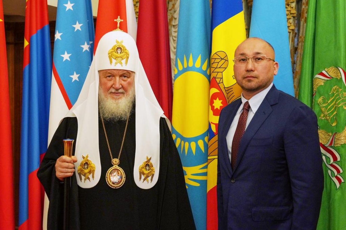 О чем говорил посол Казахстана в России с Патриархом Кириллом