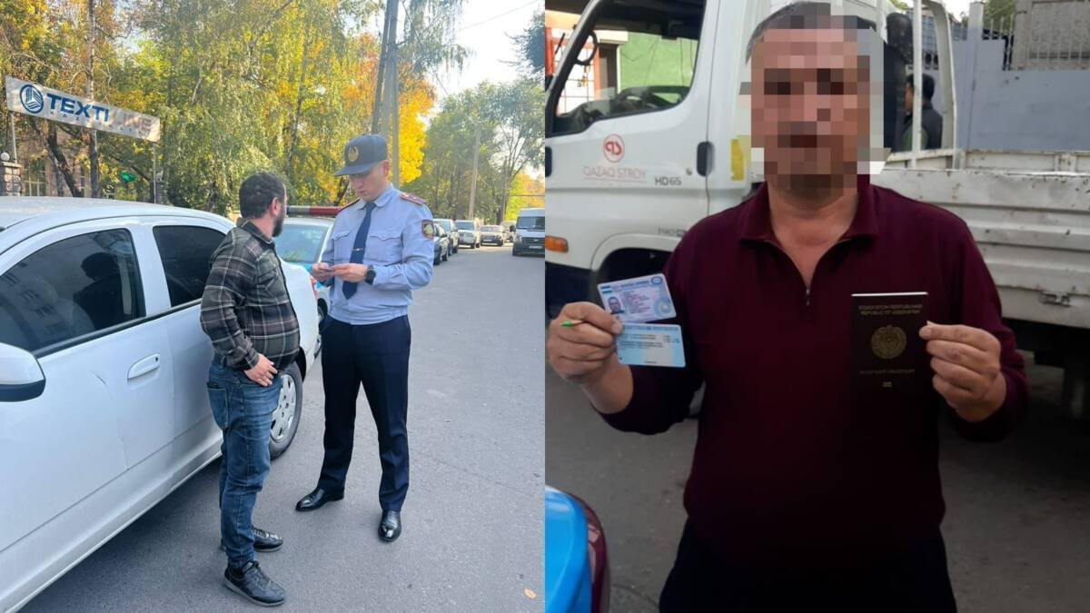Иностранцы незаконно работали таксистами в Алматы