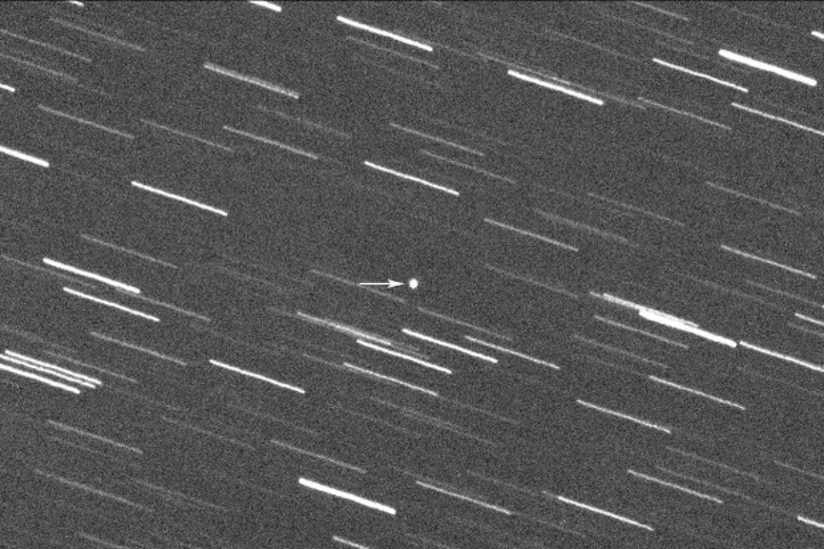Снимок астероида, который пролетит над Землей в пятницу. Фото: theguardian.com