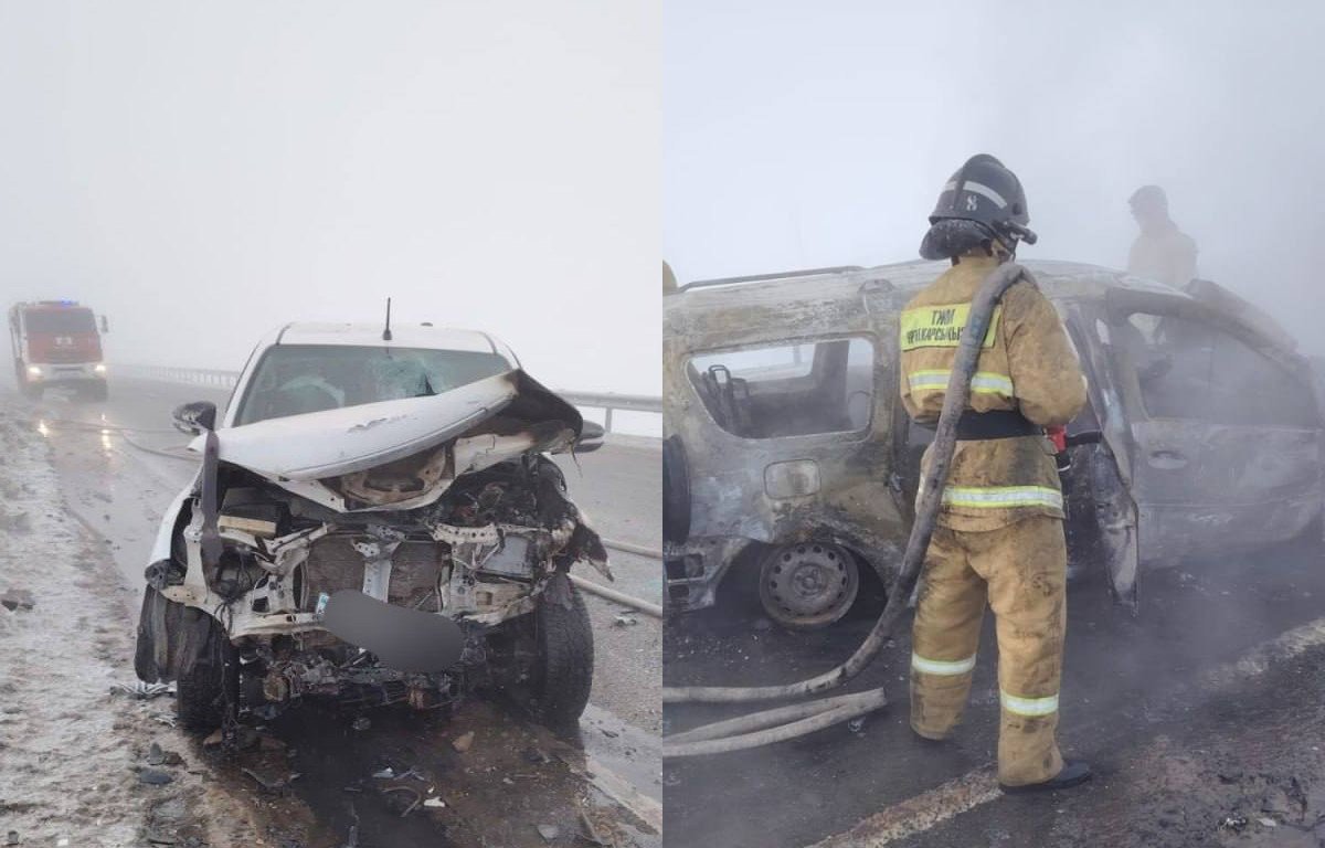 Восемь человек погибли в ДТП на трассе Актобе – Астрахань