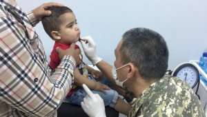Казахстанские военные врачи лечат пострадавших в Ливане