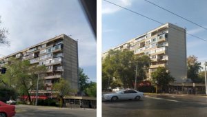 Фасады жилых домов в Алмалинском районе Алматы обретут новый облик