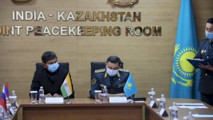 Казахстанско-индийский класс  миротворческой подготовки открылся в Алматы