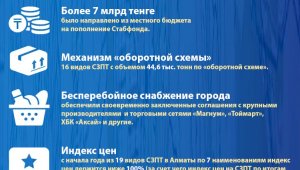 Алматы-2020: основные показатели социально-экономического развития (Продовольственная безопасность)