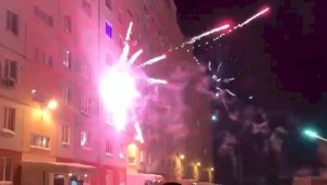 В новогоднюю ночь в Алматы горела квартира