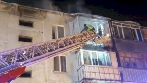 При пожаре в многоквартирном доме в Талдыкоргане погиб мужчина