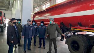 Работу пожарных частей проверили в Алматы