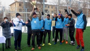 В Алматы прошел турнир по мини-футболу среди учреждений культуры