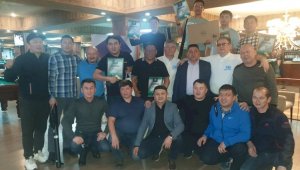 В Алматы в честь 100-летия газеты «Жас Алаш» провели бильярдный турнир