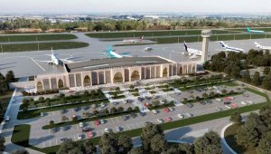 Из аэропорта Туркестана запущен первый международный рейс