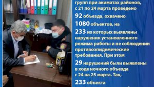 В Алматы мониторинговые группы  проверили свыше тысячи объектов