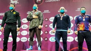 Сборная Казахстана завоевала 17 медалей на чемпионате Азии по борьбе