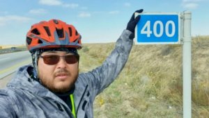 От Алматы до Турции проедет на велосипеде алматинец Дамир Кушеев