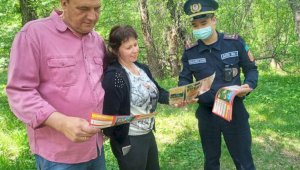 Жителям и гостям Алматы напомнили о правилах пожарной безопасности