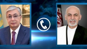 Состоялся телефонный разговор Президентов Казахстана и Афганистана