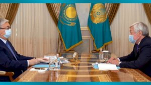 Президент Казахстана принял акима Жамбылской области
