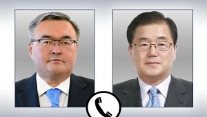 Главы МИД Казахстана и Южной Кореи переговорили по телефону