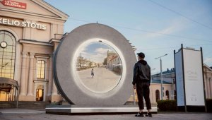 На грани фантастики: виртуальный портал построили между городами Польши и Литвы
