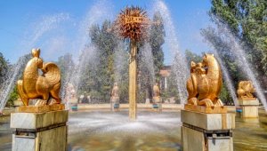 Алматинскому фонтану «Восточный календарь» вернули исторический облик