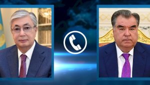 Президент Казахстана поговорил по телефону с Президентом Таджикистана