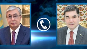 Президенты Казахстана и Туркменистана переговорили по телефону