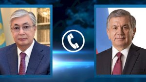 Состоялся телефонный разговор президентов Казахстана и Узбекистана