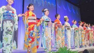 Японские дизайнеры подготовили уникальные кимоно для олимпийцев