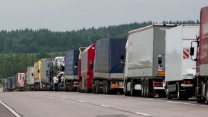 Уменьшилось количество застрявшего транспорта на пограничных переходах Казахстана