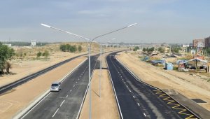 В Алматы открыли новую четырехполосную дорогу