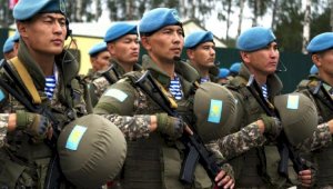 Казахстанские военнослужащие отправились на учения в составе миротворческих сил ОДКБ