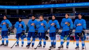 Казахстанские хоккеисты стали бронзовыми призерами международного турнира в Минске