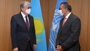Президент Казахстана встретился с главой ВОЗ