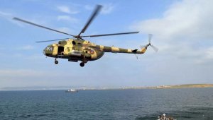 Военный вертолет разбился в Азербайджане