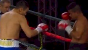 На вечере бокса казахстанец отправил соперника в нокаут уже в первом раунде