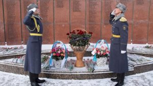 В столице Казахстана почтили память воинов-афганцев