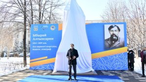 Бакытжан Сагинтаев принял участие в торжественном открытии памятника Ыбыраю Алтынсарину