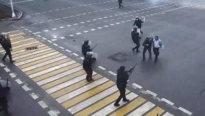 Жуткие кадры избиения полицейских во время массовых беспорядков показали в ДП Алматы