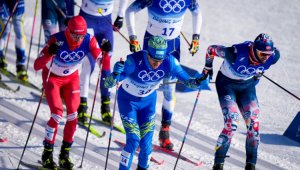 Пекин-2022: казахстанские лыжники выступили в мужском скиатлоне