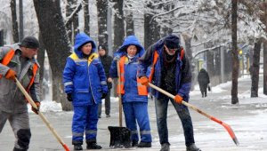 Снегопад в Алматы: горожан призвали к осторожности