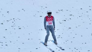 Казахстанец Чингиз Ракпаров выступил в первом виде лыжного двоеборья на ОИ-2022