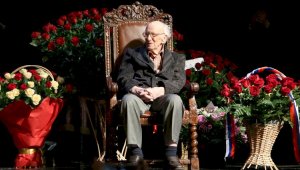 Народному артисту, Герою Труда Казахстана Юрию Померанцеву исполнилось 99 лет