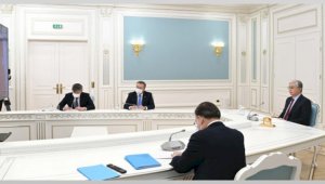 Президент Казахстана принял главу МИД Турции