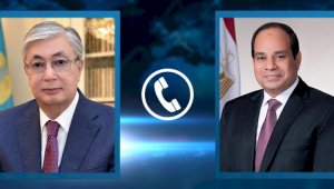 Касым-Жомарт Токаев поговорил по телефону с президентом Египта